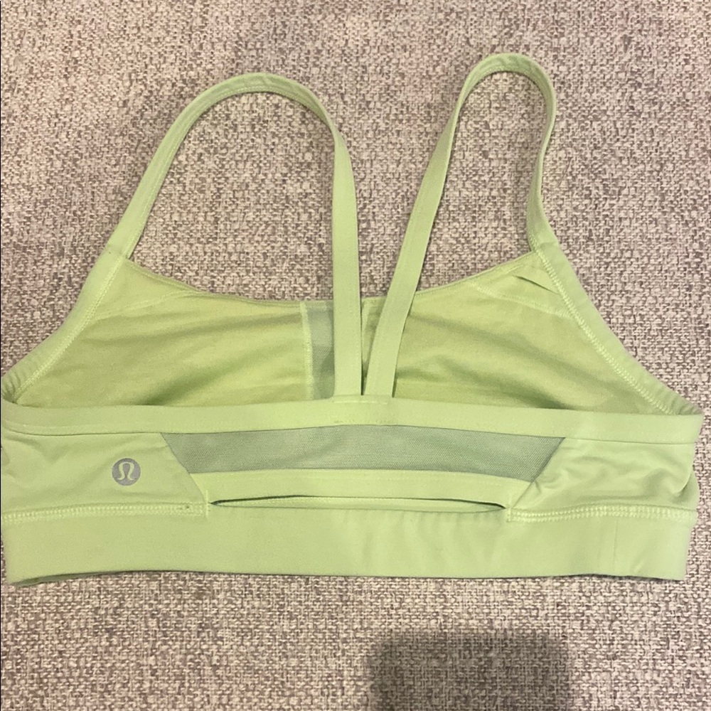 Lululemon Athletica Green Strappy Sports Bra